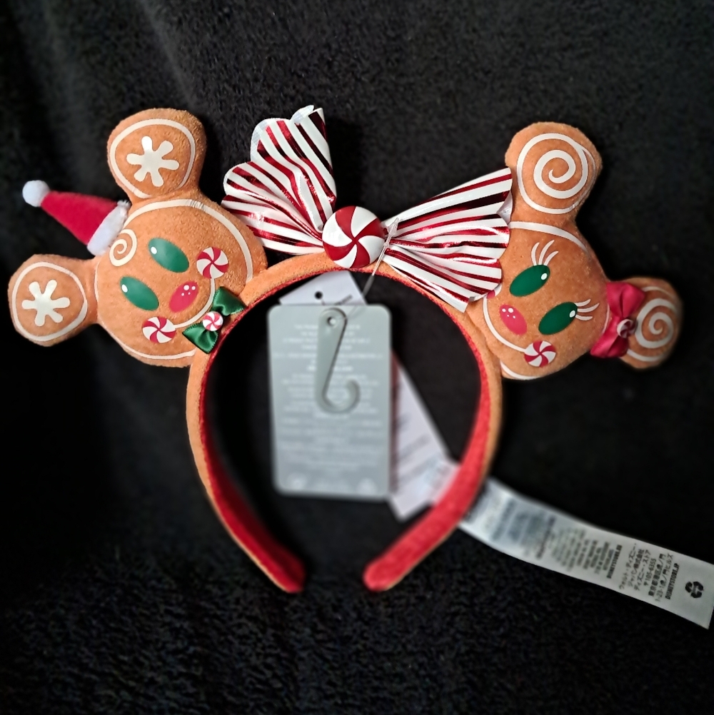 Gingerbread Mickey and Minnie Ears